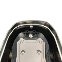 DC 12V Mini Wired Mechanical Pressure Gauge Metal Portable Car Tire Inflator with Tire Pressure Monitor for Car Bicycle