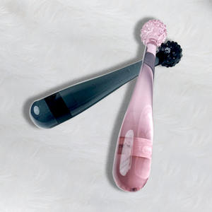 2024 उच्च गुणवत्ता पूरी तरह से स्टोक्ड डैंडेलियन ग्लास पुसी गुदा प्लग डिल्डो 196x32 मिमी 184g सुरक्षित - Product Image 6