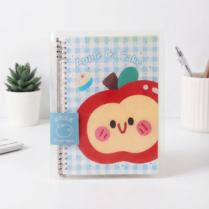 Carnet de notes personnalisé, format mignon, style dessin animé pomme, à feuilles mobiles, rechargeable, pour <span class=keywords><strong>étudiant</strong></span>s, avec logo personnalisé, couleur OEM/ODM, vente en gros - Product Image 6