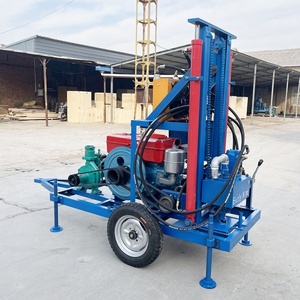 200m sâu thủy lực quay Micro nước giếng khoan Giàn Khoan nhỏ cầm tay 30HP động cơ diesel Máy khoan giếng nước - Product Image 2