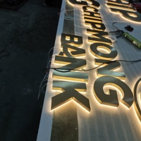 Enseignes lumineuses LED, lettres d'enseignes LED, enseignes logo en acrylique, lettres lumineuses, lettres lumineuses LED, enseignes métalliques, lettres rétroéclairées LED