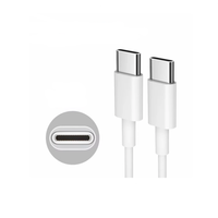 Kabel USB Type C Berkualitas Tinggi 1m 1.5m 2m, Kabel Pengisian Cepat USB ke Type C, Warna Putih dan Hitam, Kabel Data USB C, Kabel Type-C Dua Sisi
