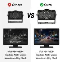 Caméra extérieure AHD haute définition, étanche, vision nocturne, infrarouge montée sur véhicule, 10 LED IR, 25 ips, anti-buée, Xiyue XY-FS780