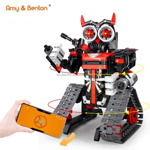 419 Buah Mainan Robot Remote Control Pemrograman 3 In 1 Mainan Robot Remote Control APP STEM Robot RC Mainan DIY Kit Blok Bangunan Pendidikan untuk Anak-anak