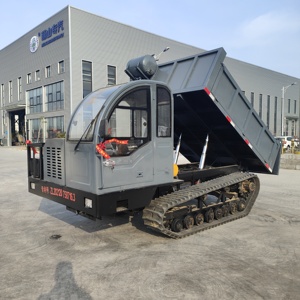 Véhicule de transport sur chenilles de 8 tonnes avec fonction d'auto-déchargement hydraulique, adapté à tous les terrains - Product Image 1