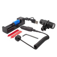 Taktische Verstellbare Klemme Mini Tragbare Outdoor-Ausrüstung Hochhelle Weiße Einstufige Leuchte Zubehör für Nachtaktivitäten USB-Ladegerät