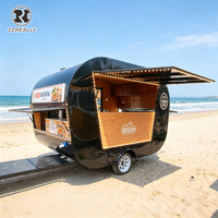 Camion de restauration rapide Fast Juice FoodTrailer DOT, chariot à café, camion de restauration en acier inoxydable pour hamburgers
