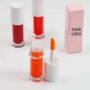 Private Label Waterproof Vegan Lip Stain Pigment Rebranding Tint Lipstick Custom Long Lasting liquid Lip Stain