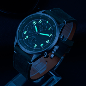 Montres à quartz pour hommes en cuir personnalisées en usine, étanches, lumineuses, décontractées, cadeau de Nouvel An - Product Image 6