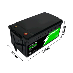 Paquete de Baterías LiFePO4 de 12V 100Ah, 12.8V, de Fosfato de Hierro y Litio para Autocaravanas, Carritos de Golf, Sistemas Solares Fuera de la Red, Paquete de Iones de Litio de Alto Rendimiento - Product Image 4