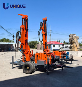 Perceuse à eau JJEM facile à utiliser perceuse entièrement hydraulique à roue de 150m de profondeur pour puits d'eau - Product Image 1