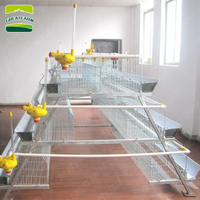 Cage à poulets professionnelle de niveau 3, type A, pour poulets pondeuses