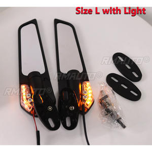 Espejo Retrovisor Giratorio Ajustable para Motocicleta, Accesorio para Yamaha YZF R1 R6 R25 R3 R125 R15 Suzuki GSXR - Product Image 5