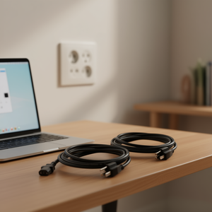 Adaptador de extensión de corriente CA de 1.8 m, 16AWG, 2C, 13A, conector Nema macho a hembra para uso doméstico y de oficina. - Product Image 2