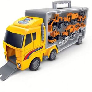 19 in 1 Engineering Construction Carrier Set Diecast Vehicles <b>Model</b> <b>Car</b> Truck <b>Toy</b> - Product Image 1