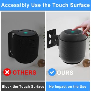 Soporte de montaje en pared para <span class=keywords><strong>altavoz</strong></span> <span class=keywords><strong>HomePod</strong></span>, soporte de montaje ajustable con rotación y inclinación, con Kit de Hardware - Product Image 4