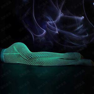 2025 nuovissime calze a rete luminose si illuminano al buio calze a rete collant taglie forti per le donne - Product Image 4