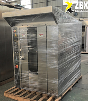 Four rotatif industriel en acier inoxydable à 12 plateaux, gaz/électrique/diesel, pour boulangerie, pain français, gâteaux, baguettes, avec vapeur, à prix avantageux
