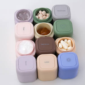 Travel Container Magnetic Travel <strong>Capsule</strong> Business Trip Magnetic Skin Care Packaging Box Cosmetic Packaging Portable Small Box - Product Image 3