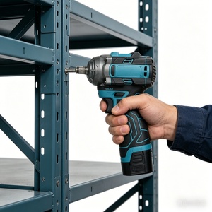 21V Lithium <b>Battery</b> Powered Wrench Dual-Use Multifunctional Brushless Industrial Grade Impact Wrench for Auto Repair Home Use - Product Image 2