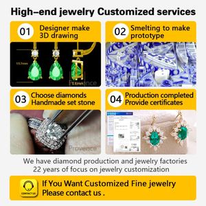 Boucles d'oreilles en diamant de laboratoire IGI 6 carats, or blanc massif 10k 14k 18k, boucles d'oreilles de haute qualité, boucles d'oreilles de soirée, bijoux de luxe - Product Image 4