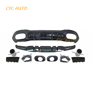 Parachoques trasero labio A45 diseño difusor trasero para Mercedes Benz A CLASS W177 Sport hatchback 2019 <span class=keywords><strong>2020</strong></span> + <span class=keywords><strong>A180</strong></span> A200 A250 - Product Image 4