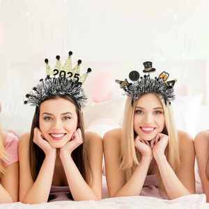 Pafu 2025 Nouvel An <span class=keywords><strong>Eve</strong></span> Party Favors Or et Argent Étoile Bandeau Glitter Tinsel Paillettes Étoile Bonne Année Bandeau - Product Image 2