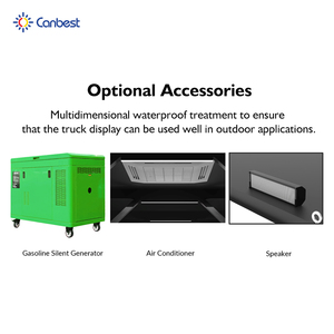 مرحلة إعلان الجوال شاحنة أدى عرض لوحة الشاشة للدعاية - Product Image 6