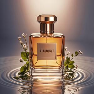 Chất lượng cao Trung Quốc Thiết kế đơn giản vòng hình chữ nhật 30ml 50ml 100ml chai nước hoa thủy tinh với nắp vàng - Product Image 4