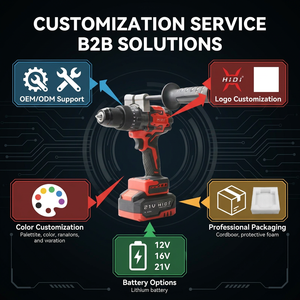 <span class=keywords><strong>Trapano</strong></span> <span class=keywords><strong>Avvitatore</strong></span> <span class=keywords><strong>a</strong></span> <span class=keywords><strong>Percussione</strong></span> Professionale Brushless 21V con Frizione Regolabile, Set <span class=keywords><strong>Trapano</strong></span> Elettrico per Progetti di Foratura del Legno - Product Image 6