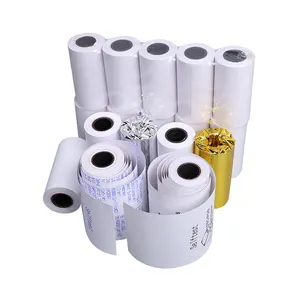 Rollo de papel térmico de una sola capa de alta calidad, envío impermeable, 57mm * 30mm para cajas registradoras