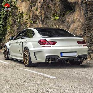 F06 F12 F13 al Kit corpo in stile PD per <span class=keywords><strong>BMW</strong></span> <span class=keywords><strong>6</strong></span> <span class=keywords><strong>serie</strong></span> 640i 650i Gran coupé anteriore posteriore paraurti parafango minigonne laterali FRP cappuccio bodykit - Product Image 3
