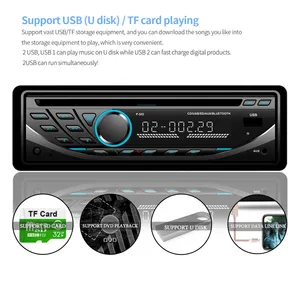 Singolo Din In Dash elettronico Anti- Shock Cd Dvd Fm / Am / Rds Radio Stereo Aux Slot per schede Sd Car Mp5 lettore multimedia