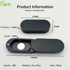 Wholesale Custom <b>Empty</b> Small Metal <b>Box</b> Solid Perfume <b>Box</b> Container Customized Magnetic Solid Perfume Case - Product Image 3