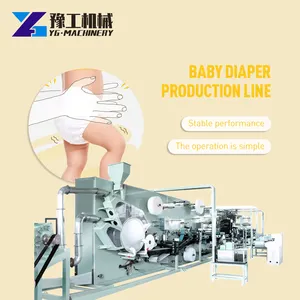 manufacturer of disposable diapers children stainless steel making machine