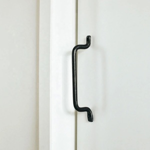 Tirador de Gabinete de Hierro Negro Intenso con Perfil de Barra Elegante para Cajones de Muebles de Cocina, Armarios y Puertas de Alacenas - Product Image 2
