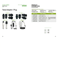 Adaptateur de charge Tesla EV T1 Tesla Mode 2 Wallbox Connecteur EV monophasé