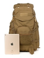 Sac à dos tactique sportif personnalisé camouflage 40L en Oxford avec fermeture éclair et fermoir, bretelles rembourrées, housse de pluie imperméable