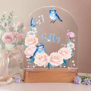 Lampe <span class=keywords><strong>de</strong></span> <span class=keywords><strong>nuit</strong></span> personnalisée avec <span class=keywords><strong>photo</strong></span> et nom par Neonawall, lampe LED blanc chaud, cadeau adorable pour la famille et les amis - Product Image 2