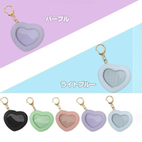 Sac à pendentifs de style japonais bande dessinée avec badge transparent, porte-clés avec breloque, mini badge de rangement