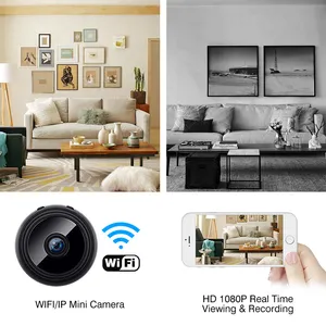 Amazon Mini telecamera di vendita calda Hd 1080 Nanny Video Wifi ip Camera Cctv Camera Ip per auto e bambini