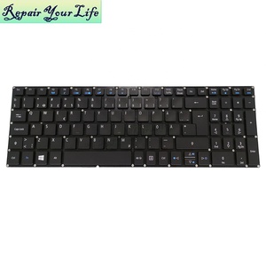 <span class=keywords><strong>Teclado</strong></span> genuino para portátil con retroiluminación sueca SD para Acer Aspire R15 R5-571 R5-571T R5-571TG LV5P_A52BWL NKI151705B NSK-REEBU 0W - Product Image 1