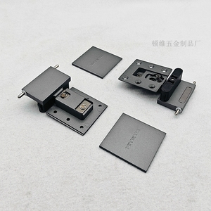 Bisagra Oculta de Alta Resistencia para Puerta de Armario de Vidrio y Aluminio, Apertura Completa de 270 Grados - Product Image 4
