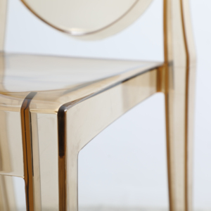 卸売ビクトリア朝の宴会クリスタルプラスチックレンタルクリアアクリルイベント透明グレーゴーストチェア - Product Image 4