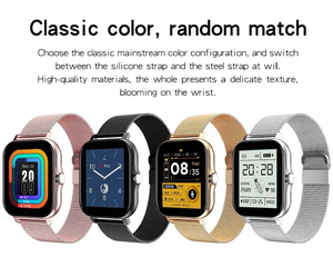 Reloj Inteligente Cuadrado Y13 para Hombre y Mujer, Llamadas por BT, Frecuencia Cardíaca, Presión Arterial, Monitor de Actividad Física, Resistente al Agua IP67, Pantalla IPS, Caja de Aleación - Product Image 3