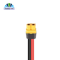 Connecteur solaire PV XT60H Adaptateur de batterie de panneau solaire Système d'énergie solaire Alliage de cuivre 250V 35A Câble