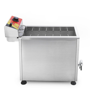 Hot Sale Stainless Steel Fries 2 Baskets LPG Gas Deep Open <b>Fryer</b> Potato French <b>Fryer</b> <b>Machine</b> With 1 Safety Valve - Product Image 6