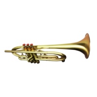Seasound Professional JYTR409HS BB Tone Trumpet OEM Imitation Vintage Trompetta with Gold Lacquer Brass Body