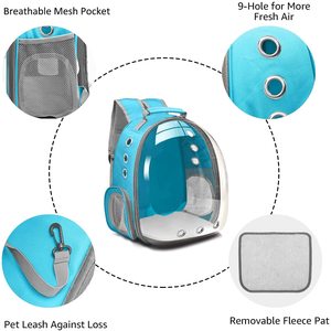 High Quality Transparent Capsule Bag <b>Cat</b> Carrier Outdoor and Shoulders Large Space <b>Cats</b> Pet <b>Backpack</b> - Product Image 2