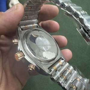 Montres noires pour hommes, montre chronographe de luxe à quartz, lunette en céramique, acier inoxydable 316L, mouvement japonais VK, montre pour homme, Orologi - Product Image 3